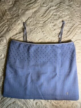 Salvatore Ferragamo Light Blue Knit bandeau Top
